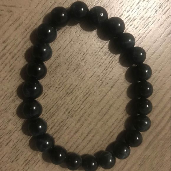 Blue Tigers Eye 8mm bracelet - Picture 1 of 2